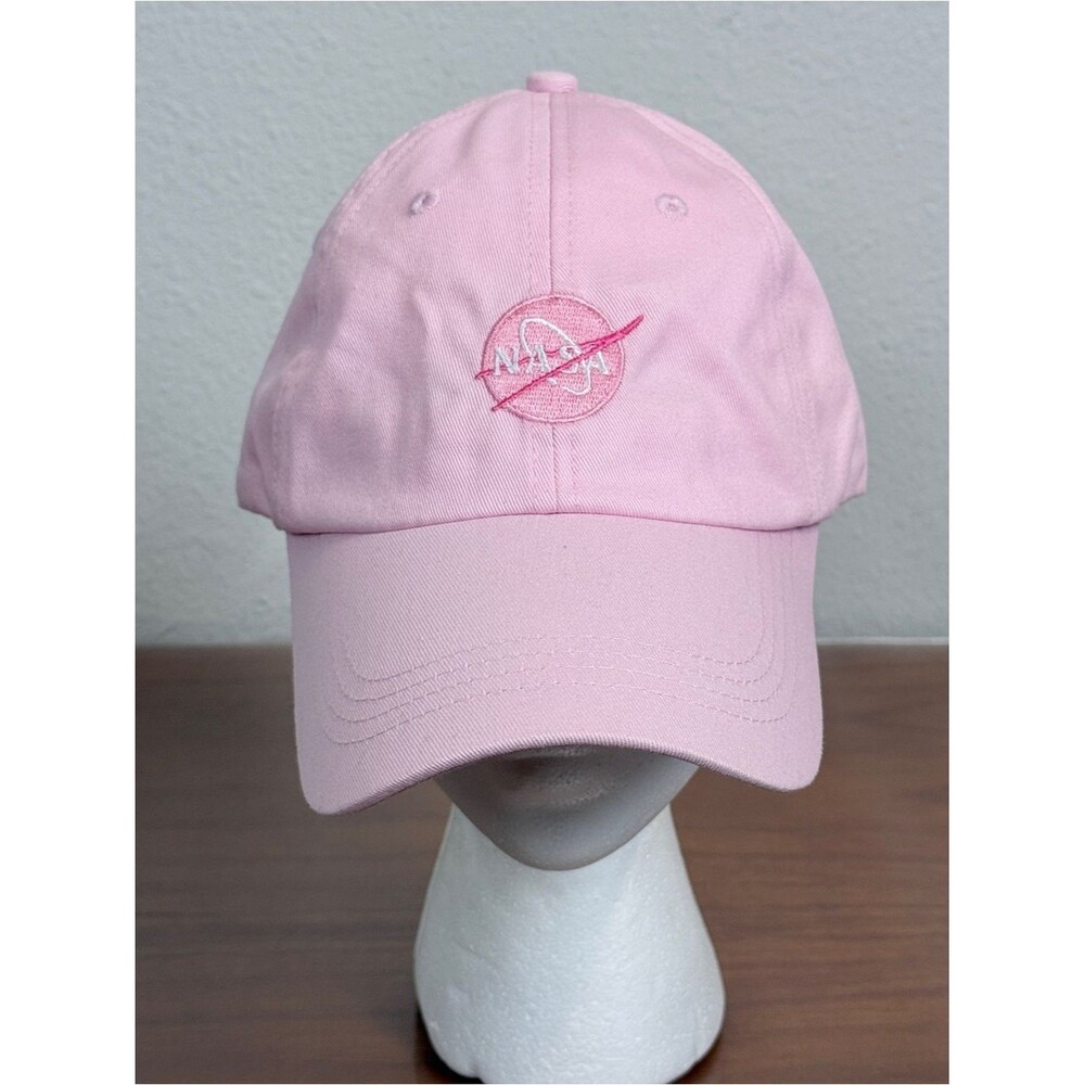 Prairie Mountain Embroidered Pink NASA Baseball Cap Adjustable